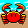 a cut of a crab